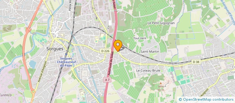 localisation de l'entreprise DI BIAGI-MOUREY CONSTRUCTION  SORGUES