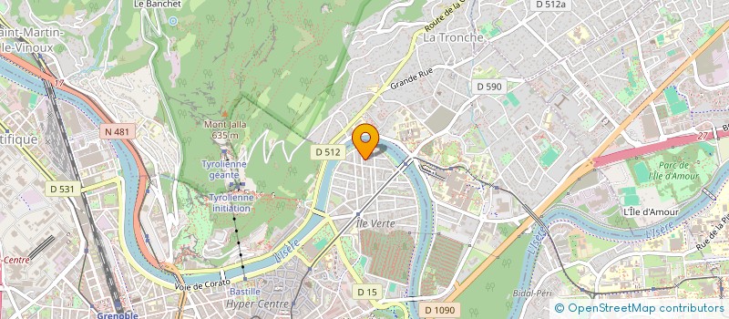 localisation de l'entreprise DI BISCEGLIE  GRENOBLE