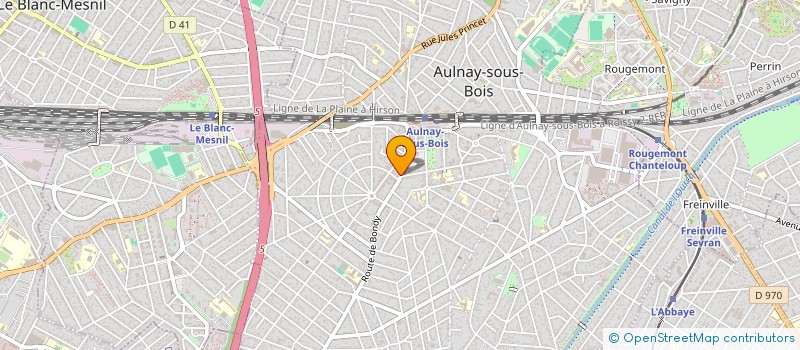 localisation de l'entreprise DI CAMILLO à AULNAY-SOUS-BOIS