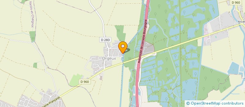 localisation de l'entreprise DI CAMPO PERE ET FILS  ORGEUX