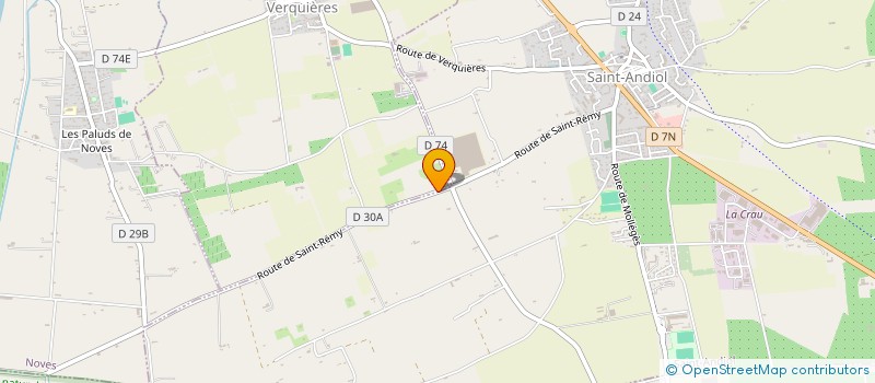 localisation de l'entreprise DI COUPAN à VERQUIERES