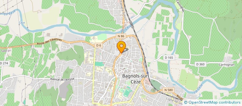 localisation de l'entreprise DI DIO CONSTRUCTION à BAGNOLS-SUR-CEZE