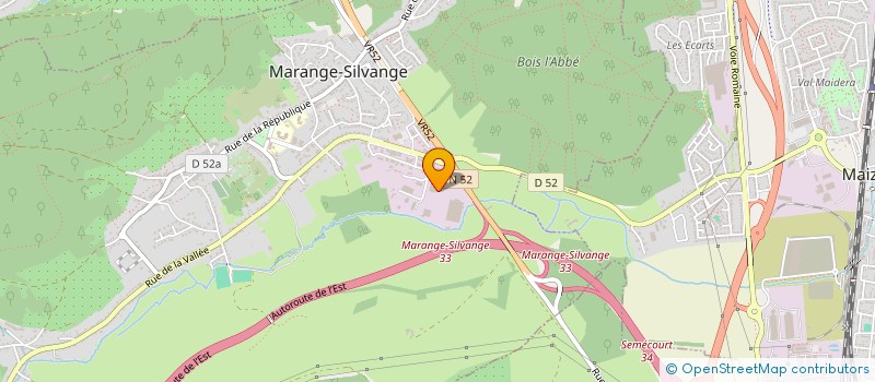 localisation de l'entreprise DI EGIDIO STOCKAGE à MARANGE-SILVANGE