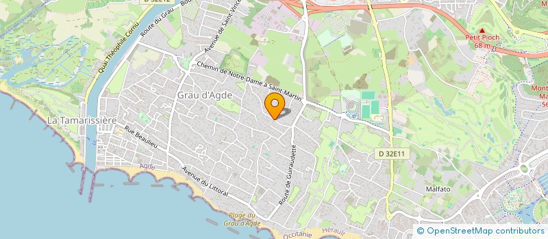 localisation de l'entreprise DI FLOCELLE  AGDE