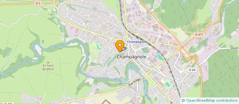 localisation de l'entreprise DI FONDO  CHAMPAGNOLE