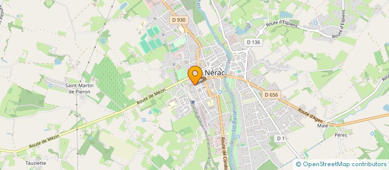 localisation de l'entreprise DI FRAYA MOTOCULTURE à NERAC