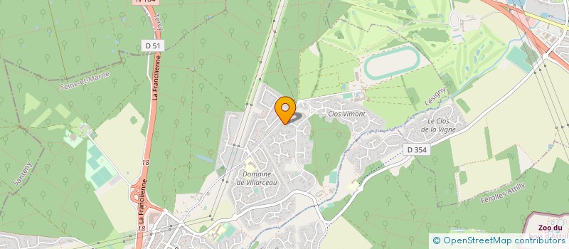 localisation de l'entreprise DI GI PAR  LESIGNY