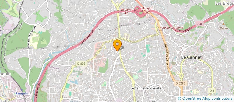 localisation de l'entreprise DI GIORGIO à LE CANNET