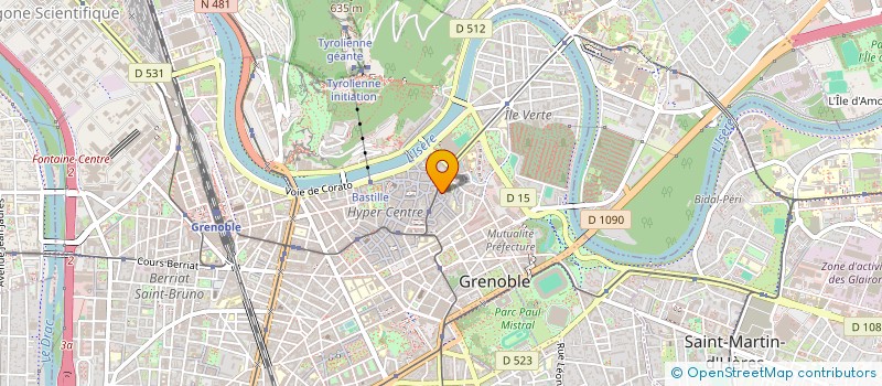 localisation de l'entreprise DI GIROLAMO RAPHAEL à GRENOBLE