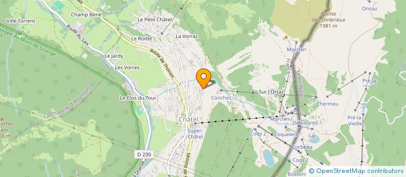 localisation de l'entreprise DI GIUSEPPANTONIO  CHATEL