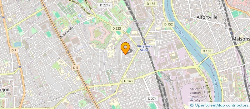 localisation de l'entreprise DI IMMOBILIER  VITRY-SUR-SEINE