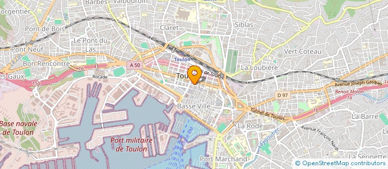 localisation de l'entreprise DI LORENZO  TOULON