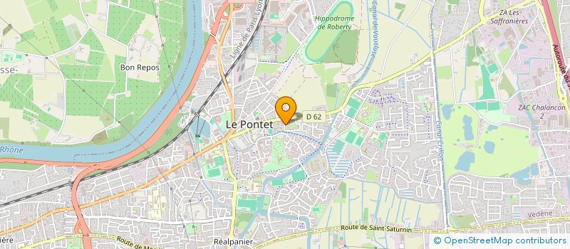 localisation de l'entreprise DI LORENZO - BOYER  LE PONTET