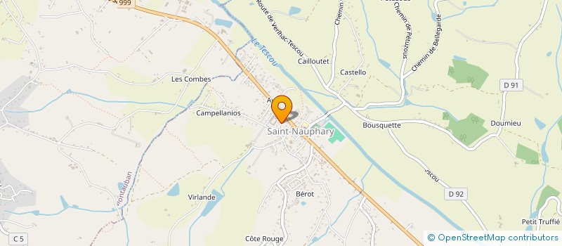 localisation de l'entreprise DI MALLONE  SAINT-NAUPHARY