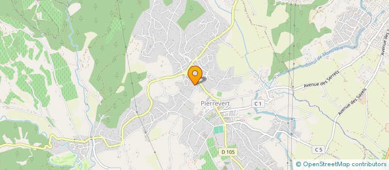 localisation de l'entreprise DI MANOSCO  PIERREVERT