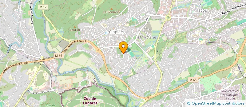 localisation de l'entreprise DI MARIA à CLAPIERS