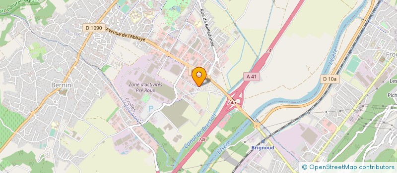 localisation de l'entreprise DI MARINO à CROLLES