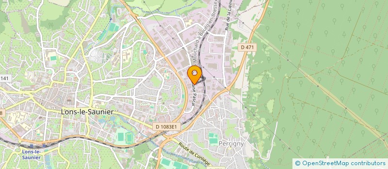 localisation de l'entreprise DI MARTINO CONSEILS à LONS-LE-SAUNIER