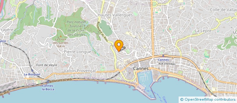localisation de l'entreprise DI MEGLIO DESIGN à CANNES