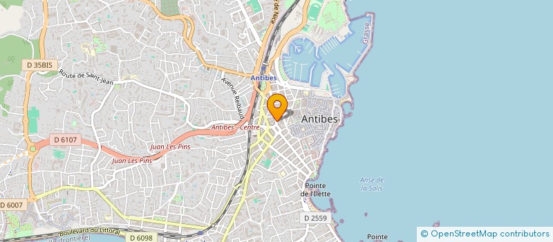 localisation de l'entreprise DI MEGLIO ET DESANTI DI MEGLIO à ANTIBES