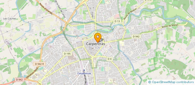 localisation de l'entreprise DI MENZA à CARPENTRAS