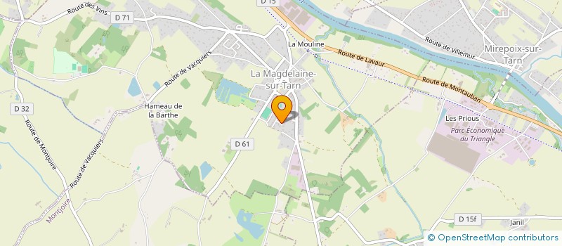 localisation de l'entreprise DI MICELI  LA MAGDELAINE-SUR-TARN