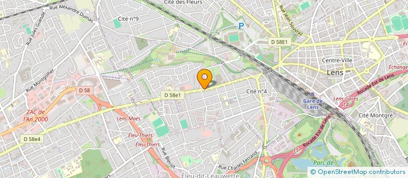 localisation de l'entreprise DI MILANO  LENS