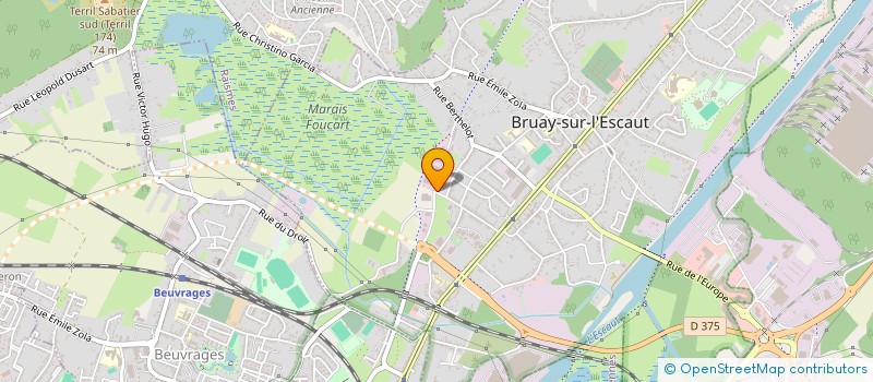 localisation de l'entreprise DI MUZIO CONSTRUCTION  BRUAY-SUR-L'ESCAUT