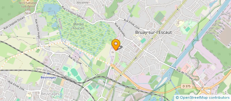 localisation de l'entreprise DI MUZIO MS à BRUAY-SUR-L'ESCAUT