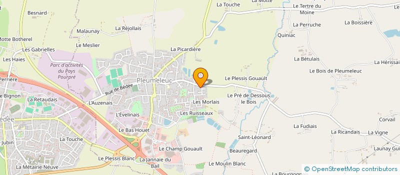 localisation de l'entreprise DI NAO VIET  PLEUMELEUC