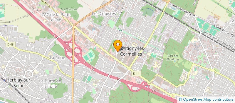 localisation de l'entreprise DI NAPOLI  MONTIGNY-LES-CORMEILLES