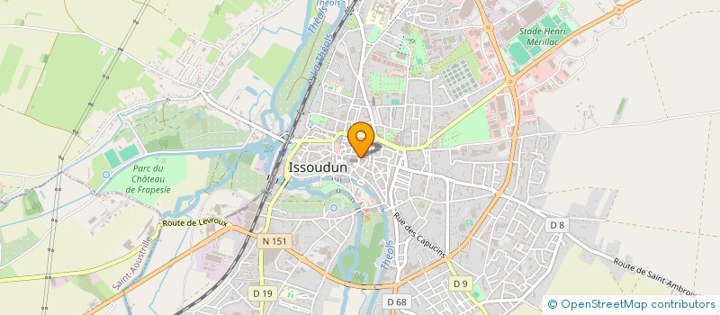 localisation de l'entreprise DI NAPOLI à ISSOUDUN