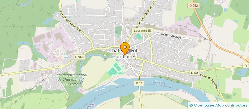 localisation de l'entreprise DI NAPOLI à CHATEAUNEUF-SUR-LOIRE