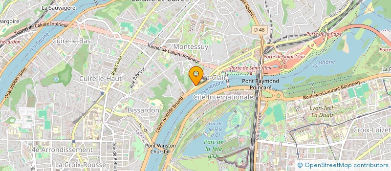 localisation de l'entreprise DI NOTA PERE ET FILS à CALUIRE-ET-CUIRE
