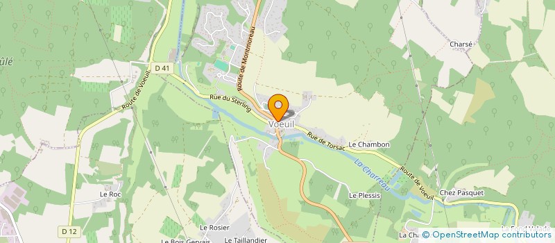 localisation de l'entreprise DI.NOU.TOU.16 à VŒUIL-ET-GIGET