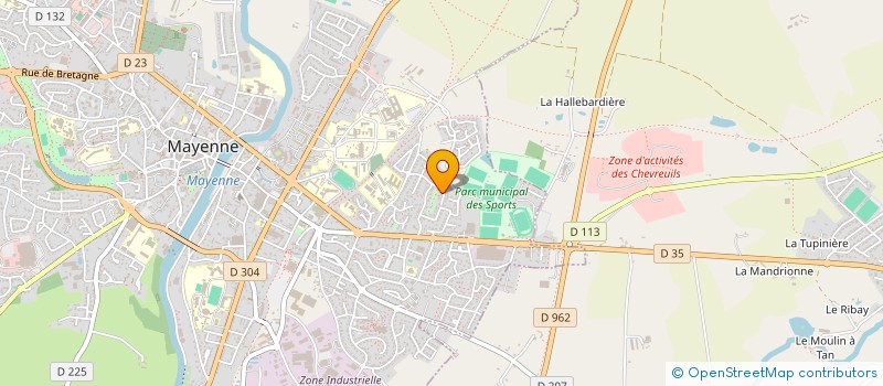 localisation de l'entreprise DI'OUSSE  MAYENNE