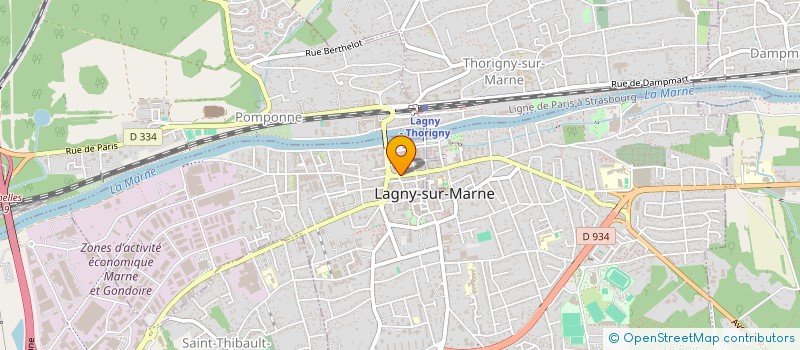 localisation de l'entreprise DI PA SI DI PASTA à LAGNY-SUR-MARNE