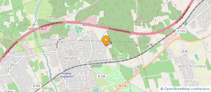 localisation de l'entreprise DI PANOT  VERGEZE