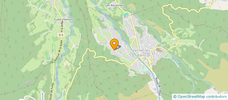 localisation de l'entreprise DI PAOLA MACONNERIE  VERNET-LES-BAINS