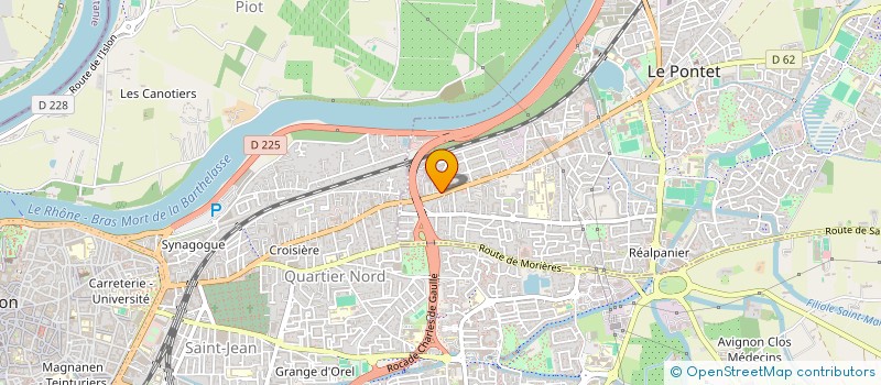 localisation de l'entreprise DI PASQUALE & GONZALES  LE PONTET