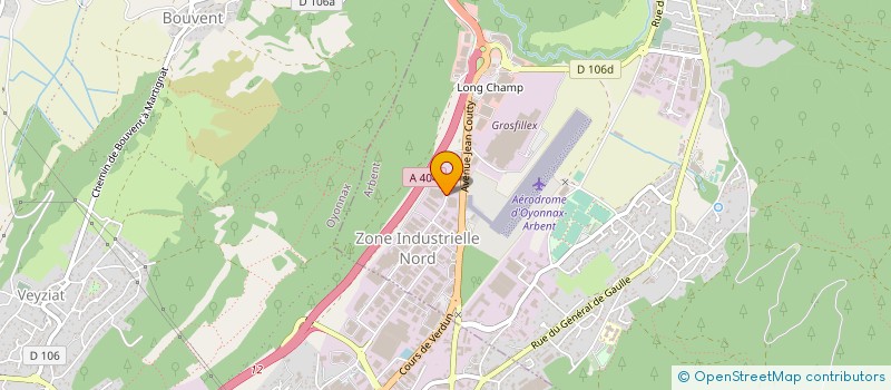localisation de l'entreprise DI PIETRO TRANSPORTS à ARBENT