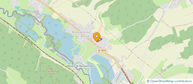localisation de l'entreprise DI.PRO.CHIM à BOUVAINCOURT-SUR-BRESLE