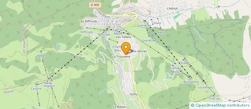 localisation de l'entreprise DI RECHERCHE à LA CLUSAZ