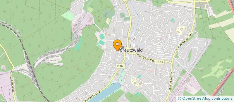 localisation de l'entreprise DI SALVO ET FILS à CREUTZWALD