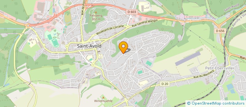 localisation de l'entreprise DI SALVO FRERES  SAINT-AVOLD