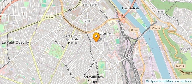 localisation de l'entreprise DI SCALA TRANSPORTS (DST) à SOTTEVILLE-LES-ROUEN