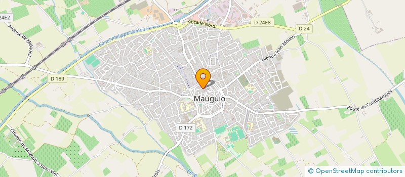 localisation de l'entreprise DI SCARPA à MAUGUIO