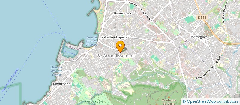 localisation de l'entreprise DI SCHINO - RACOUSSOT  MARSEILLE