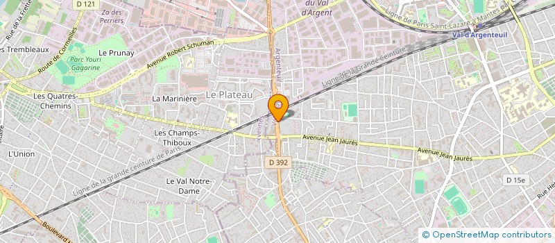 localisation de l'entreprise DI SECURITE PRIVEE INCENDIE MULTISERVICES D.S.P.I MULTISERVICES à ARGENTEUIL