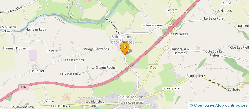 localisation de l'entreprise DI SOLUTION à SOULEUVRE EN BOCAGE